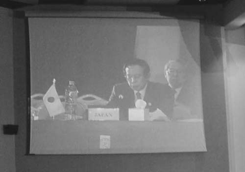 Foreign Affairs Senior Vice-Minister Katsuhito Asano attending the Forum for Future