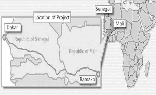 Location of project (Photo: JBIC)