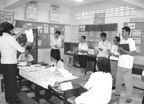 Election observation in Cambodia