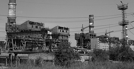 Complete view of the old power plant