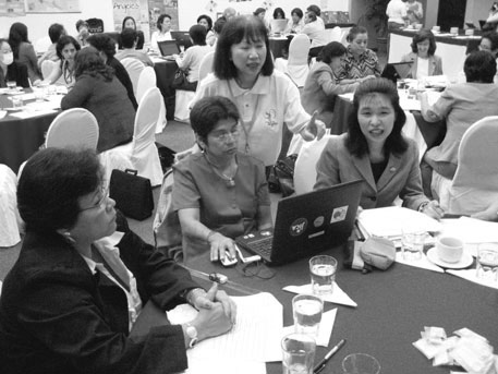 IImplementers’ meeting among five countries participating in the project (Photo: Ms. Ogawa)