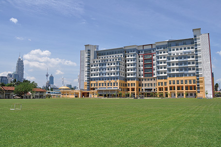 New campus building completed in February 2012. (Photo: JICA)