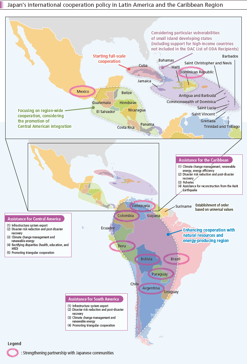 Japan’s international cooperation policy in Latin America and the Caribbean Region