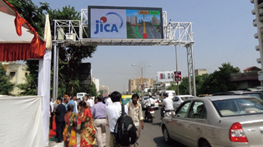Traffic congestion information delivering system (Photo: ZERO-SUM LTD.)