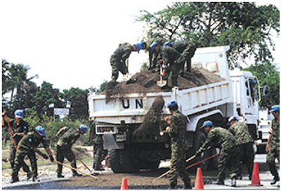 SDF personnel operating in Cambodia (UNTAC)