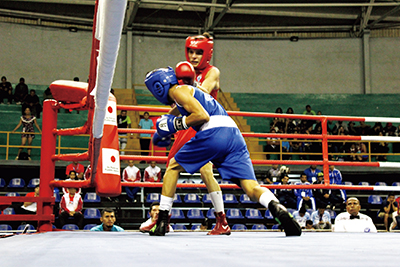 The Central America Boxing Championship held using the ring provided to the Costa Rican Boxing Association through Grant Assistance for Cultural Grassroots Projects (October 30, Costa Rica)