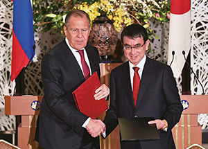 Visit to Japan by the Foreign Minister of Russia, Japan-Russia Foreign Ministers' Meeting (March, Tokyo) (Chapter 2-5-1)
