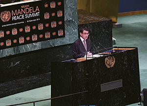 Nelson Mandela Peace Summit (September, U.S.) (Chapter 3-1-5)