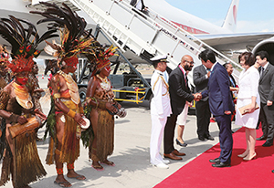Prime Minister Abe's visit to Papua New Guinea