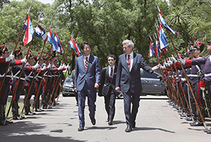 Visit to Uruguay (Photo: Cabinet Public Relations Office)