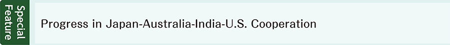 Progress in Japan-Australia-India-U.S. Cooperation