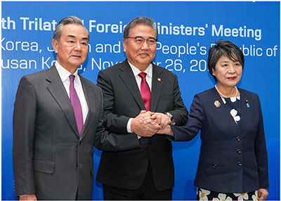 The Tenth Japan-China-ROK Trilateral Foreign Ministers' Meeting (November 26, Busan, ROK)