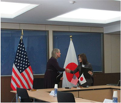 Signing of the U.S. Japan Memorandum of Cooperation on Countering Foreign Information Manipulation (December 6, Tokyo)