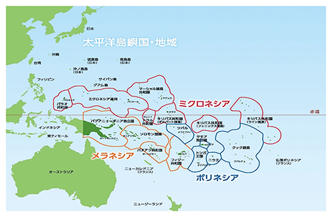 Pacific island countries and territories