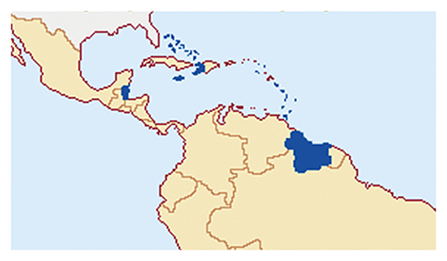 Map of The Eighth Japan-CARICOM Ministerial-Level Conference
