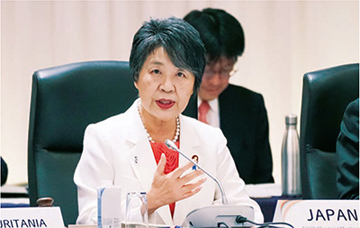 Foreign Minister Kamikawa serving as co-chair (August 24, Tokyo)