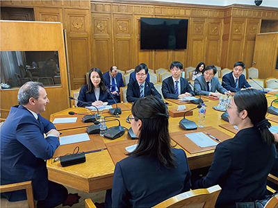 Arabic language training attachés from MOFA visit the League of Arab States headquarters (June 11, Cairo, Egypt)