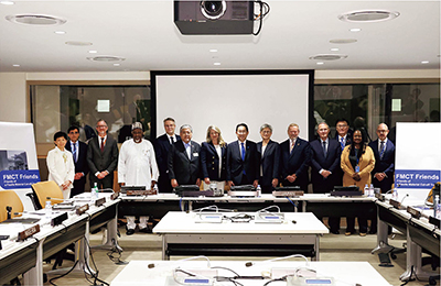 Representatives of each country attending the High-Level Launch Meeting of the Friends of an FMCT (September 23, New York, U.S.; Photo: Official Website of the Prime Minister of Japan and His Cabinet)
