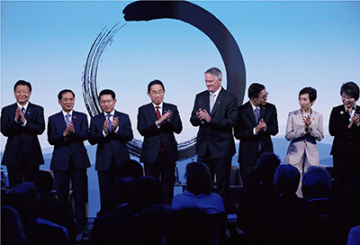 Prime Minister Kishida attending the ceremony to commemorate the 10th anniversary of the OECD Southeast Asia Regional Programme (May 2, Paris, France; Photo: Official Website of the Prime Minister of Japan and His Cabinet)