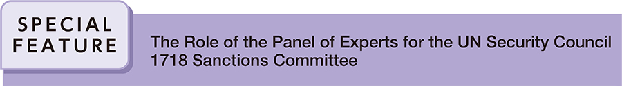 The Role of the Panel of Experts for the UN Security Council 1718 Sanctions Committee