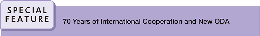 70 Years of International Cooperation and New ODA