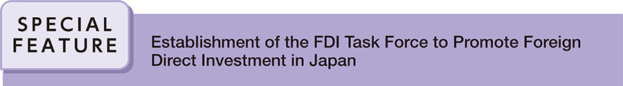 Establishment of the FDI Task Force to Promote Foreign Direct Investment in Japan