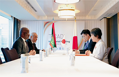Entretien des ministres des Affaires étrangères du Japon et de la Mauritanie (le 24 août, Tokyo)