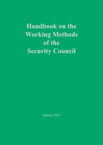 (images) Handbook on the Working Methods of the Security Council