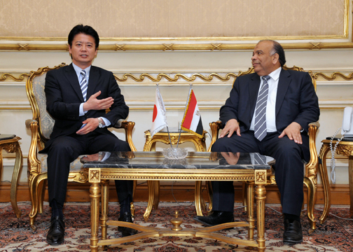 (photo)Meeting with Speaker of the People’s Assembly El-Katatni