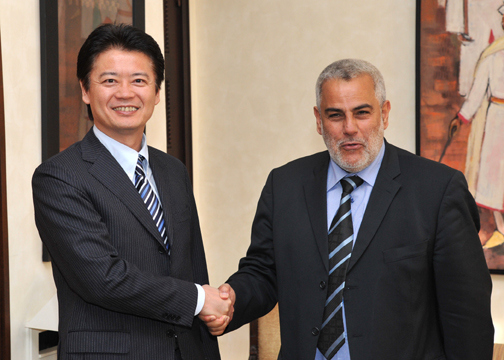 (photo)Courtesy Call on H.E. Mr. Abdelilah Benkirane, Prime Minister