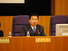 (photo) Keynote Speech by Mr. Tetsuro Fukuyama, State Secretary for Foreign Affairs of Japan-2