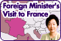 Foreign Minister's Visit to France