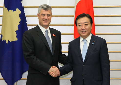 (Photo)Japan-Kosovo Summit Meeting (Overview) (Photo: Cabinet Public Relations Office)