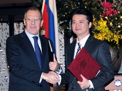 (photo)Japan-Russia Foreign Ministers' Meeting between Foreign Minister Gemba and Foreign Minister Lavrov-4