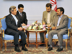 (photo) Courtesy Call to President Ahmadinejad
