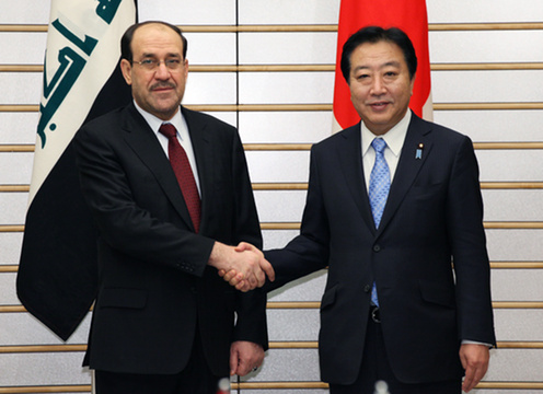 (Photo)Meeting between Prime Minister Noda and Prime Minister al-Maliki of Iraq-1(Photo: Cabinet Public Relations Office)