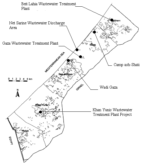 Site Locations: Gaza Strip