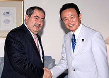 (photo) Meeting with Foreign Minister Zebari of Iraq