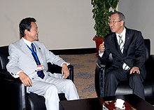 (photo) Meeting with UN Secretary-General Ban Ki-Moon