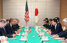 (photo) Leaders attending the Japan-US Summit Meeting
