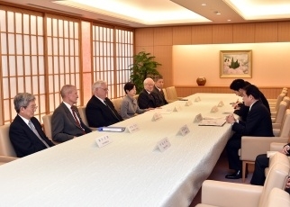 日米安全保障研究会一行による岸田外務大臣表敬2