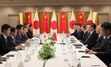 (写真3)日中首脳会談3(写真提供:内閣広報室)